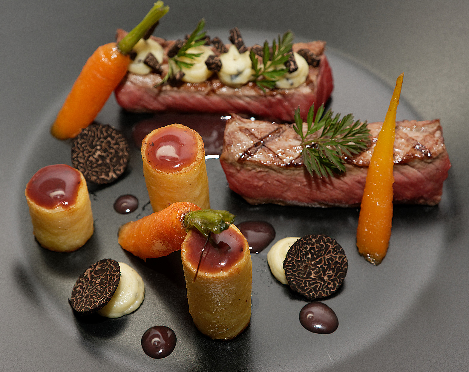 Filet de boeuf juste snacké - Antoine Débonnaire